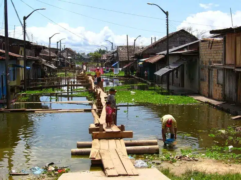 Iquitos sur l'Amazonie