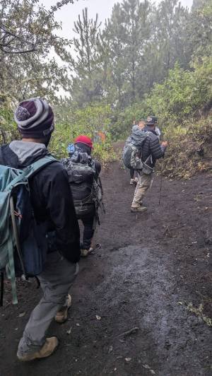 Sur le chemin de l'Acaténango