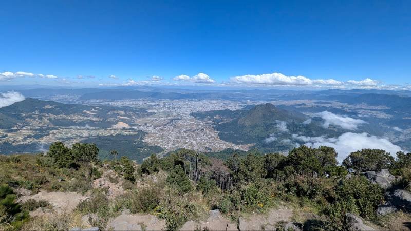 sommet volcan Santa Maria
