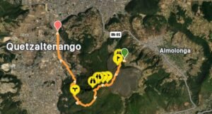 itineraire volcan quemado Wikiloc